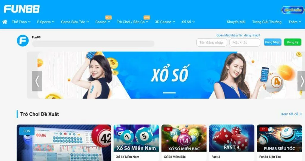 Fun88 - Top 1 trang đánh lô đề online uy tín nhất 2026